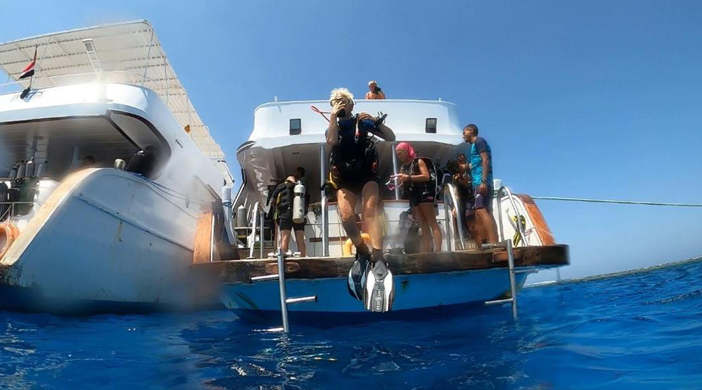 Private boat trip to Shaab Samadai from Marsa Alam