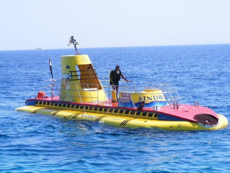 Sindbad Submarine trip in Sahl Hasheesh