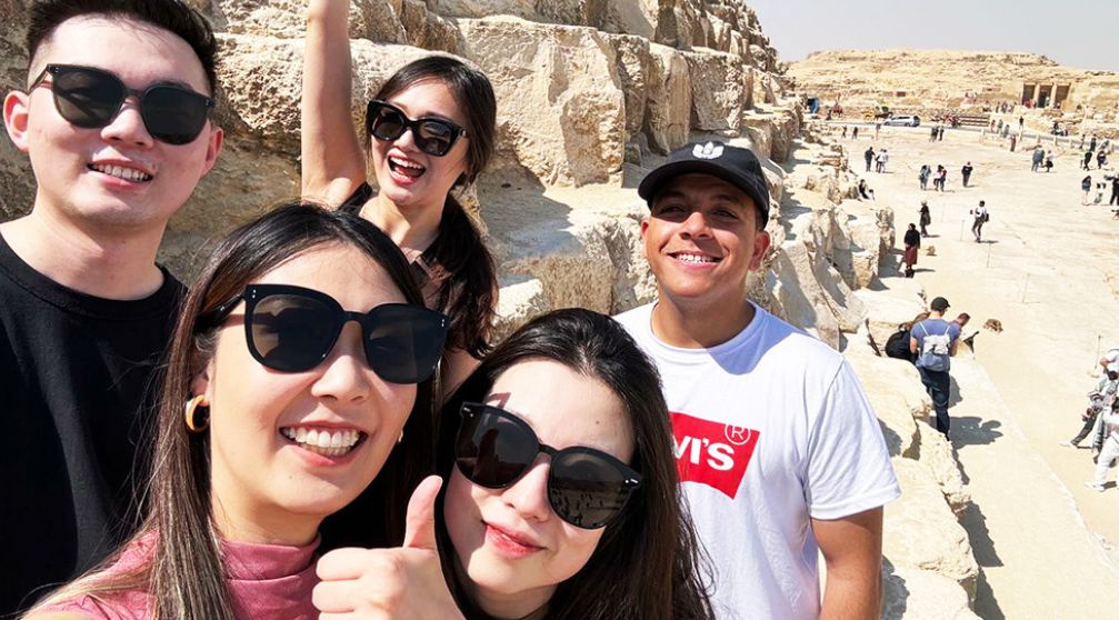 Ausflug zu den Pyramiden von Gizeh und zum Großen Ägyptischen Museum ab Hurghada