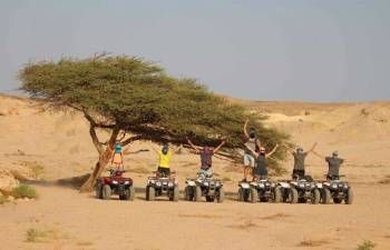 Escursione di Safari nel deserto al tramonto in quad ATV da Marsa Alam